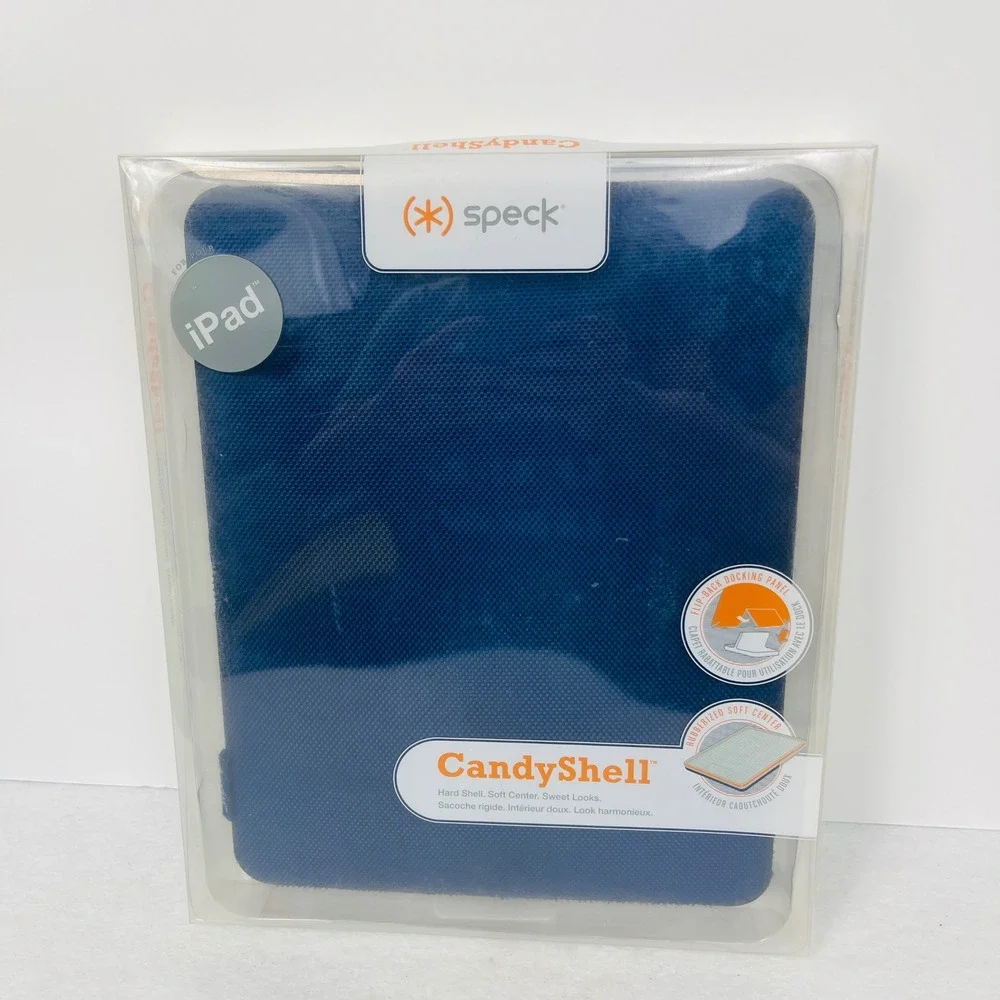 Speck CandyShell iPad Case Blue Hard Shell Soft Center SPK-A0197 New